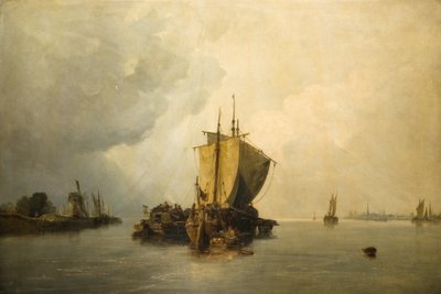 Die Mündung der Schelde, 1836 von William James Muller